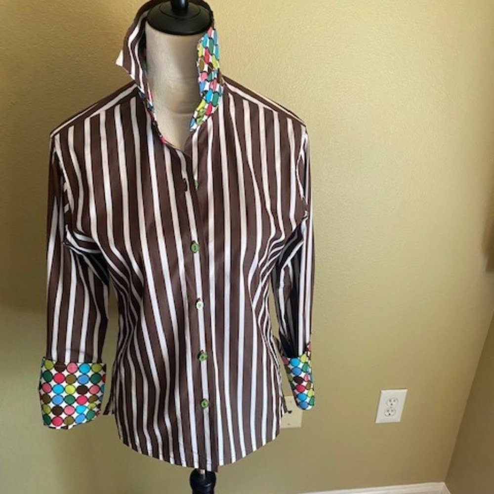 Amazing Multi colored blouse  One Of A Kind